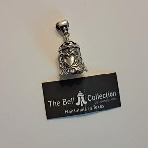 Silver Love/Heart Bell Charm or Pendant